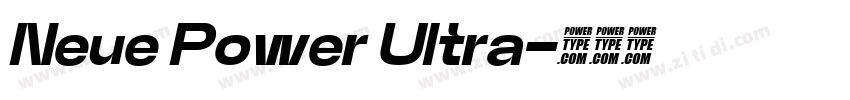 Neue Power Ultra字体转换 Neue Power Ultra字体转换